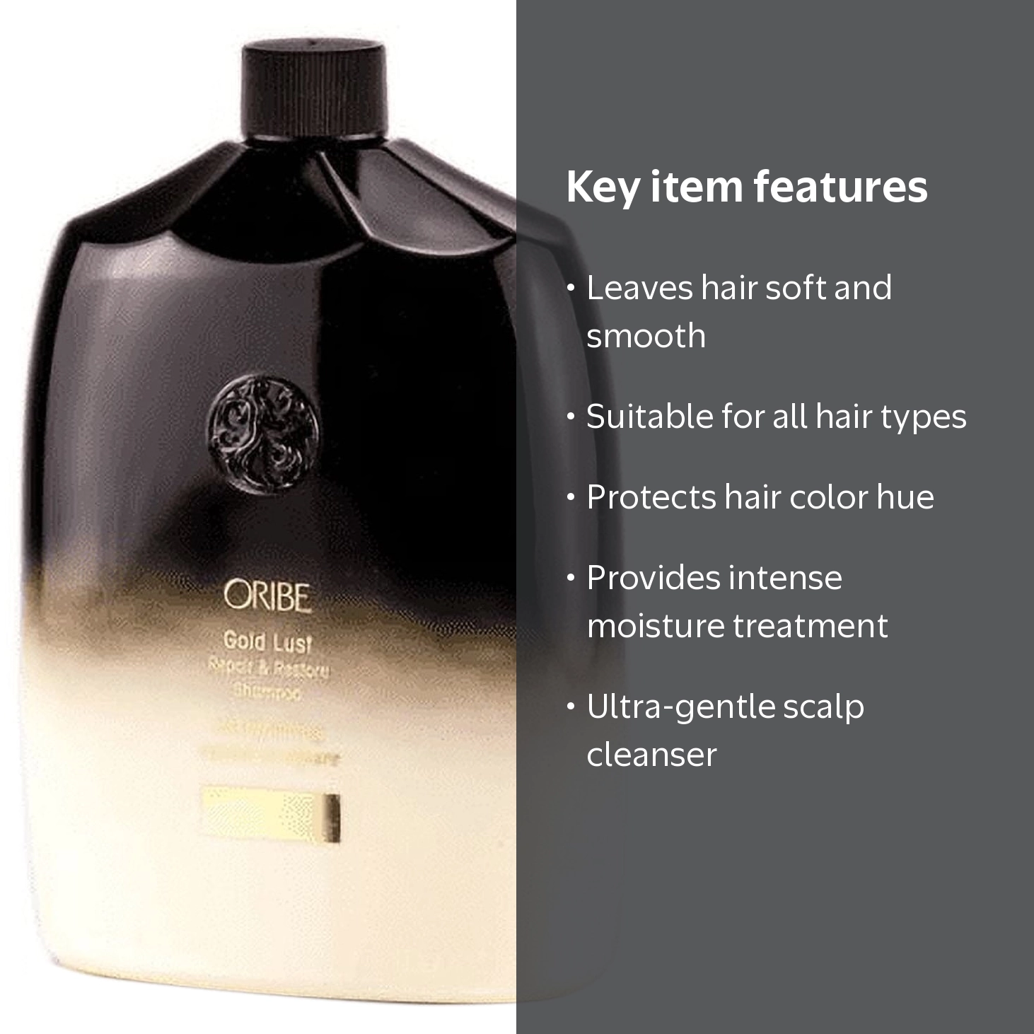 Oribe Ultra-Gentle Gold Lust Repair & Restore Shampoo for