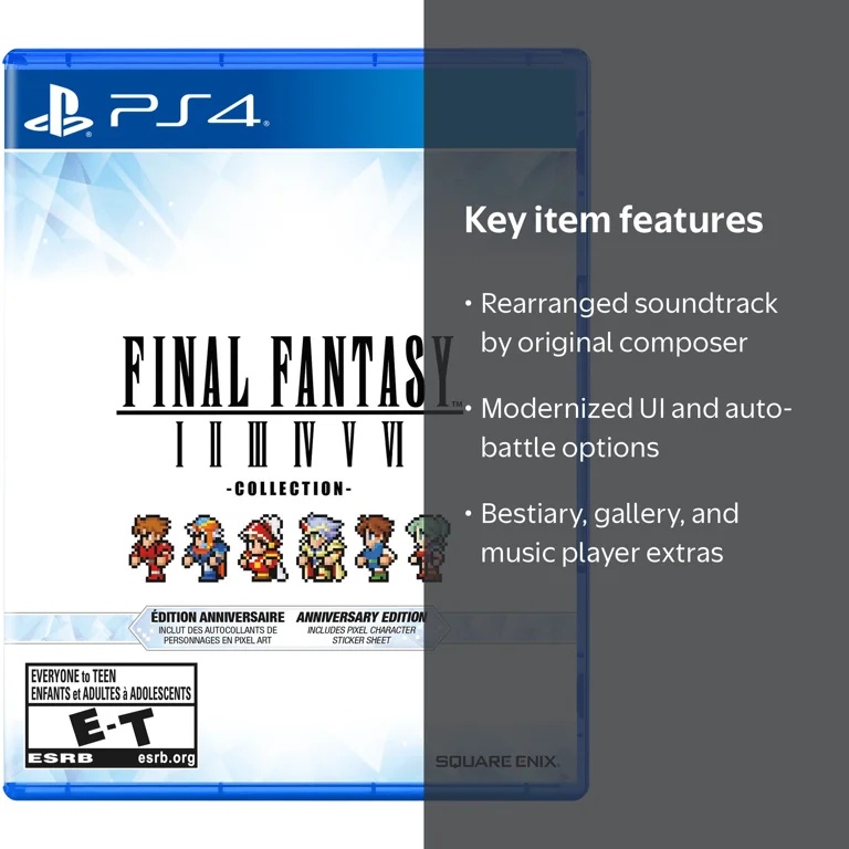 Square Enix Final Fantasy I-Vi Collection Anniversary Edition for