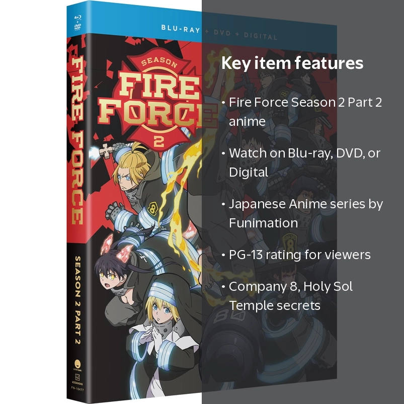 Fire Force: Season 2 Part 2 (Blu-ray + DVD + Digital Copy