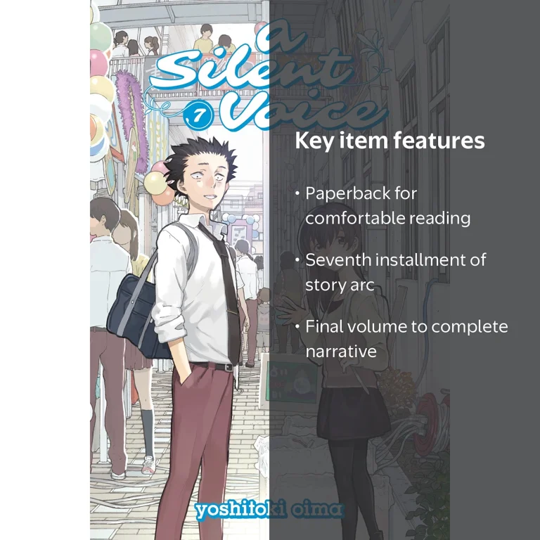 Yoshitoki Oima, A Silent Voice, Final Volume, Series #7, Paperback