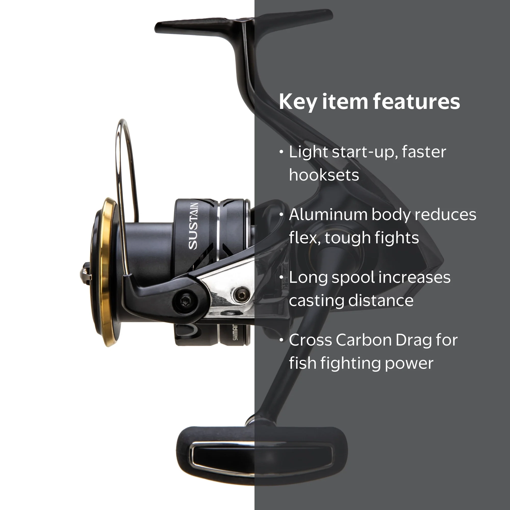 Shimano Fishing SUSTAIN 4000XG FJ Spinning Reels [SA4000XGFJ