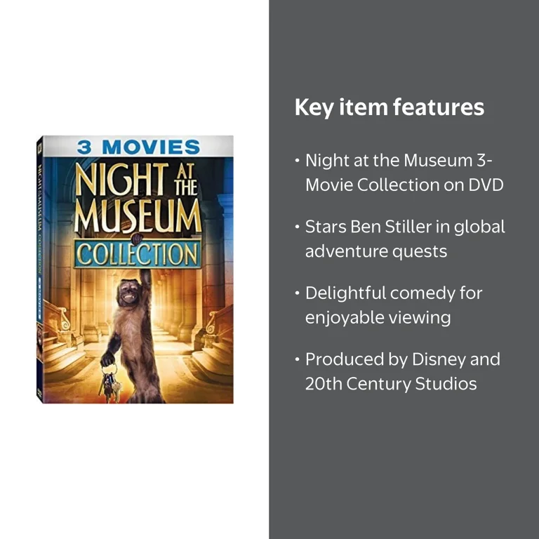 Night at the Museum: 3-Movie Collection (DVD) (Disney), 20th