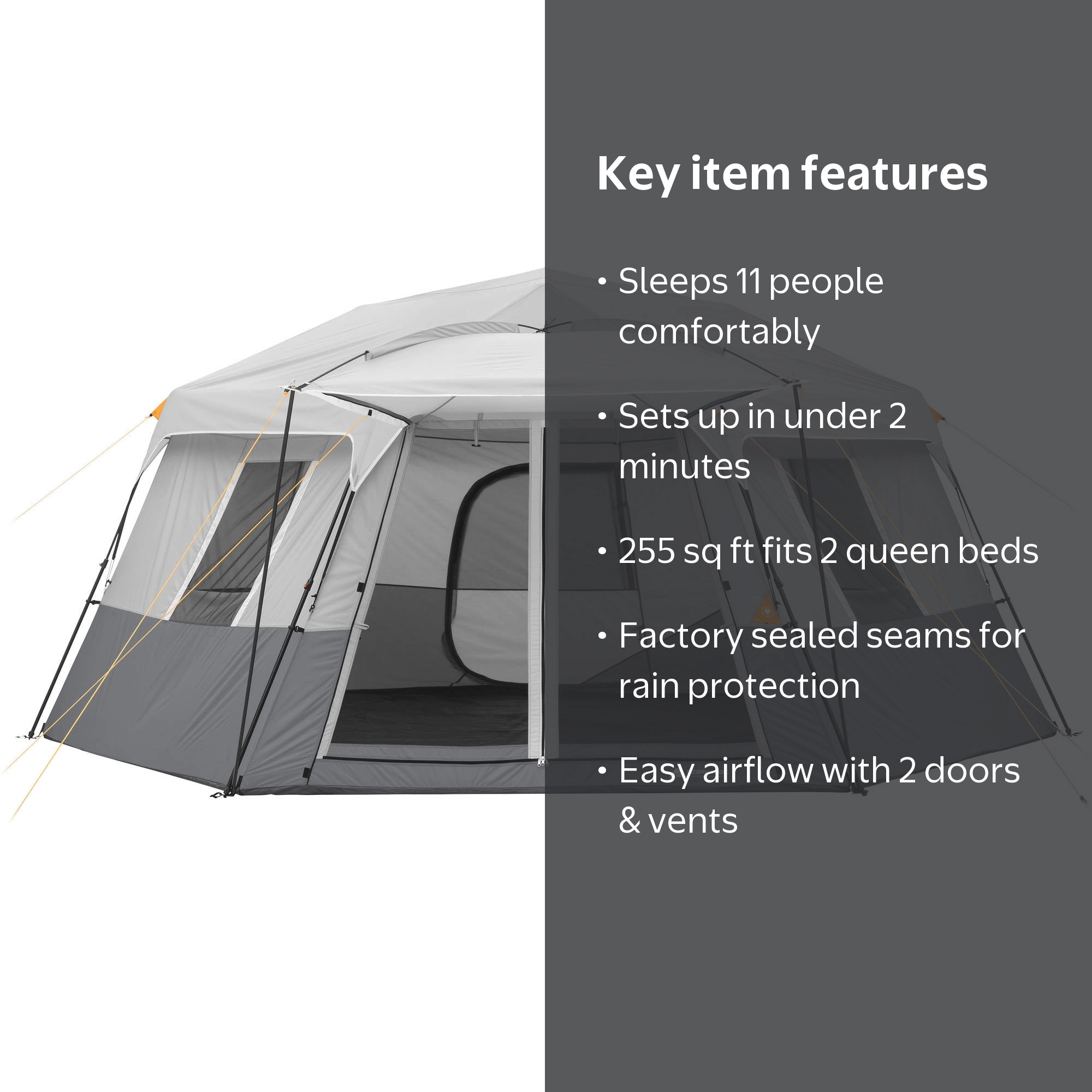 Ozark Trail WMT-171582 17 ft x 15 ft 11-Person Instant Hexagon