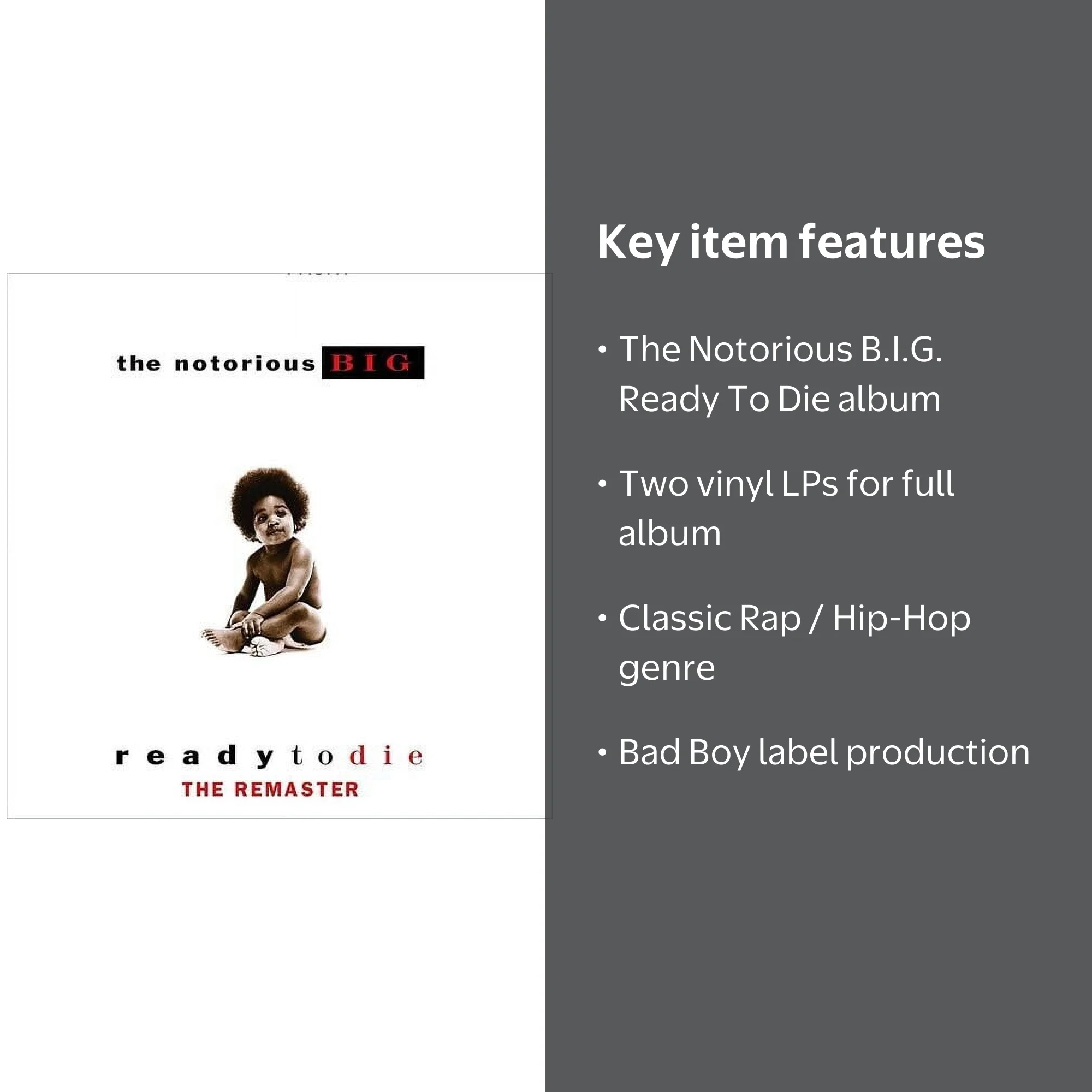 The Notorious B.I.G. - Ready To Die - Music & Performance - Vinyl