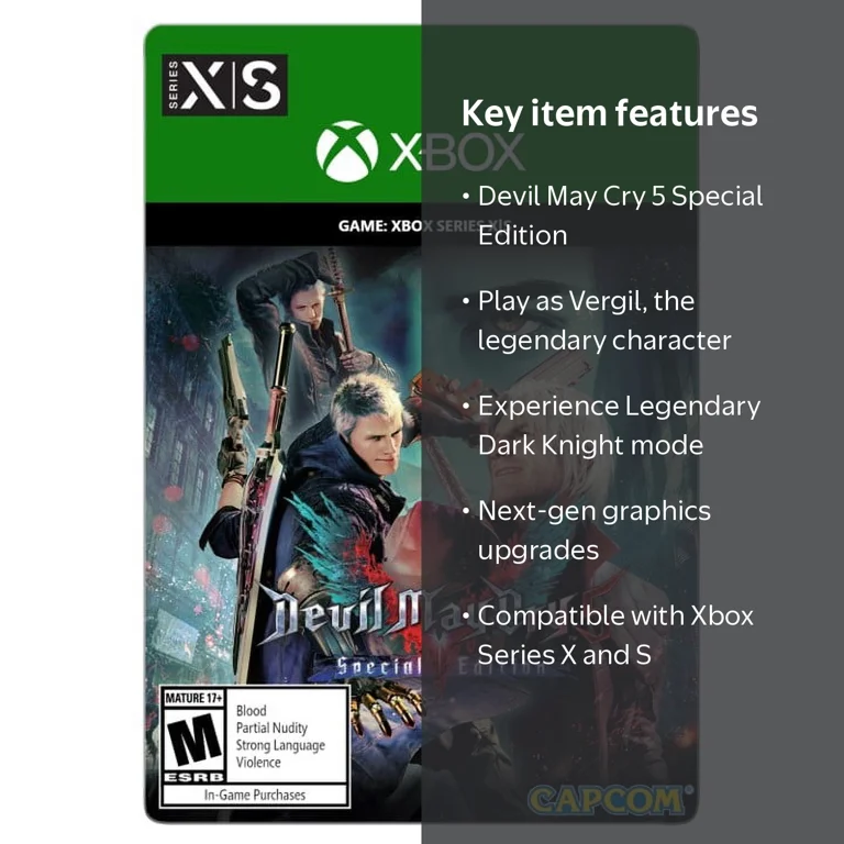 Devil May Cry 5: Special Edition, Capcom, Xbox Series X,S XBox