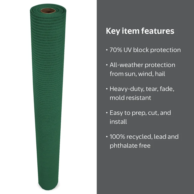 Coolaroo Privacy Screen Shade Fabric with 70% UV Block Protection