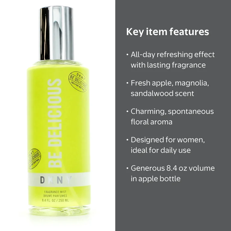 Donna Karan, Be Delicious DKNY Fragrance Mist, 8.4 oz, Women