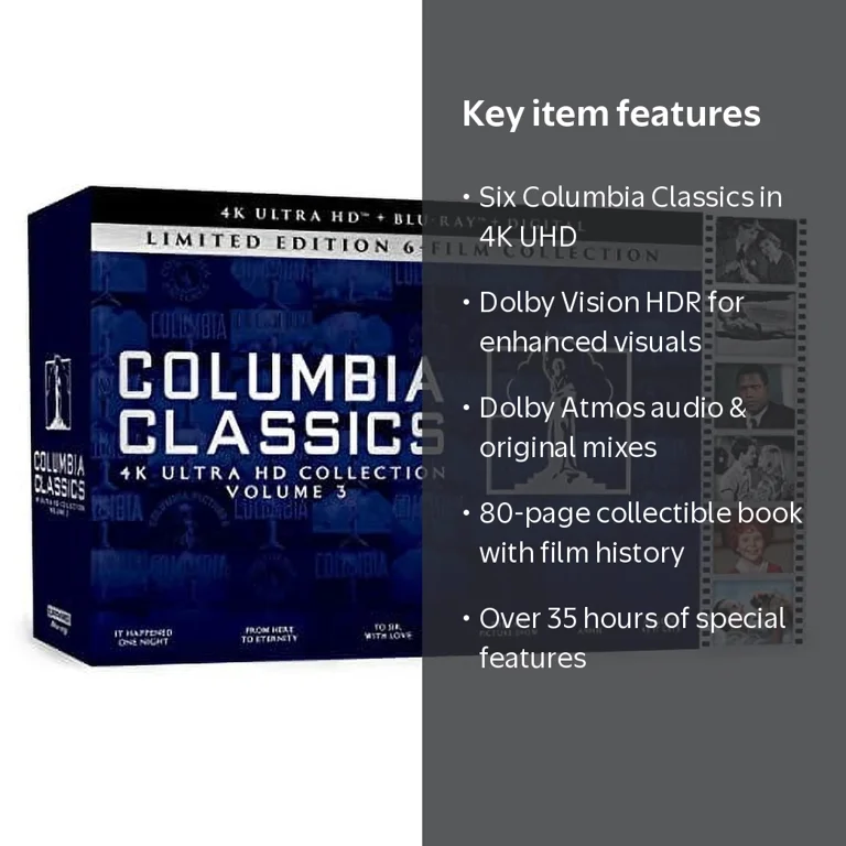 Sony Pictures Entertainment, Movie Gift Set, Includes 4K UHD