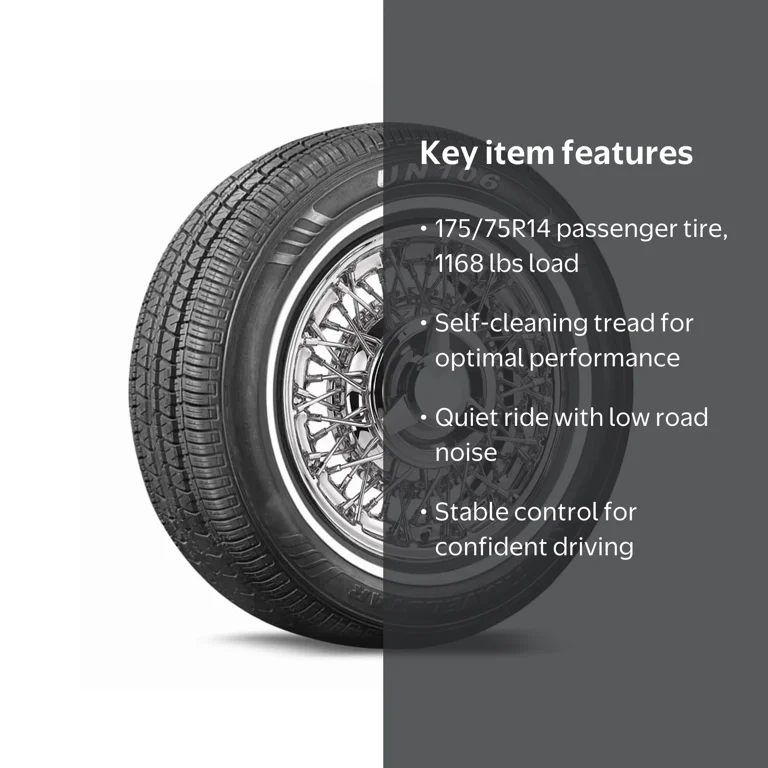 Travelstar UN106 All Season 175/75R14 86T Passenger Tire 175/75/14
