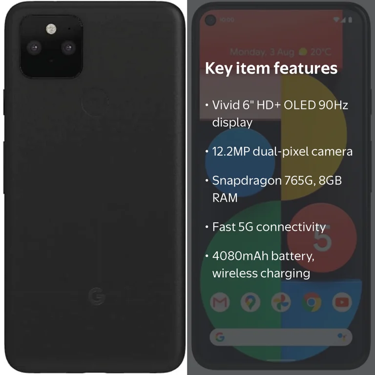 Google Pixel 5 5G 128GB | Brand New Unlocked Android Smartphone
