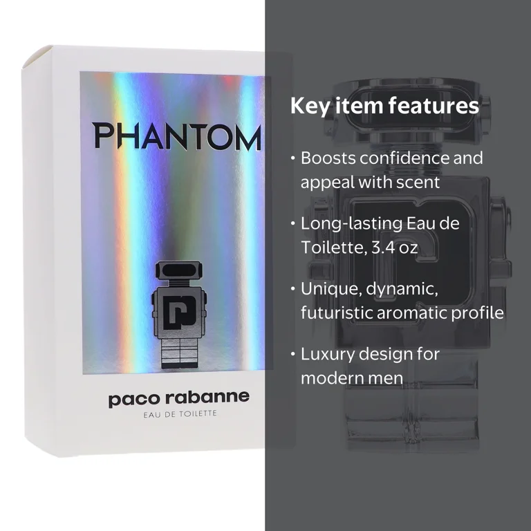Paco Rabanne, Phantom Eau de Toilette, 3.4 oz, Multicolor
