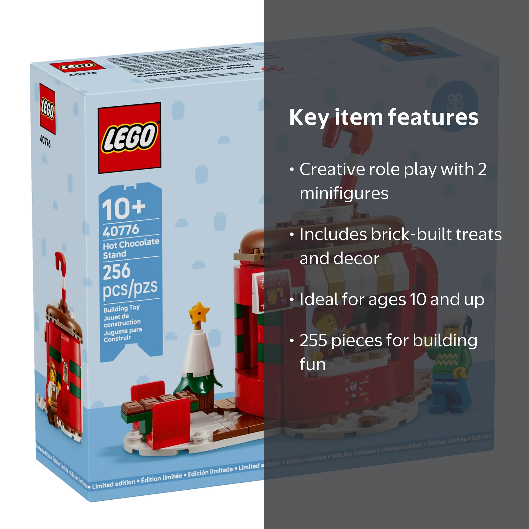 LEGO, Hot Chocolate Stand, 40776, Multicolor Christmas playset