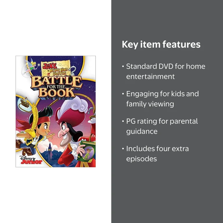 Jake and the Never Land Pirates: Battle for the Book (DVD), Disney