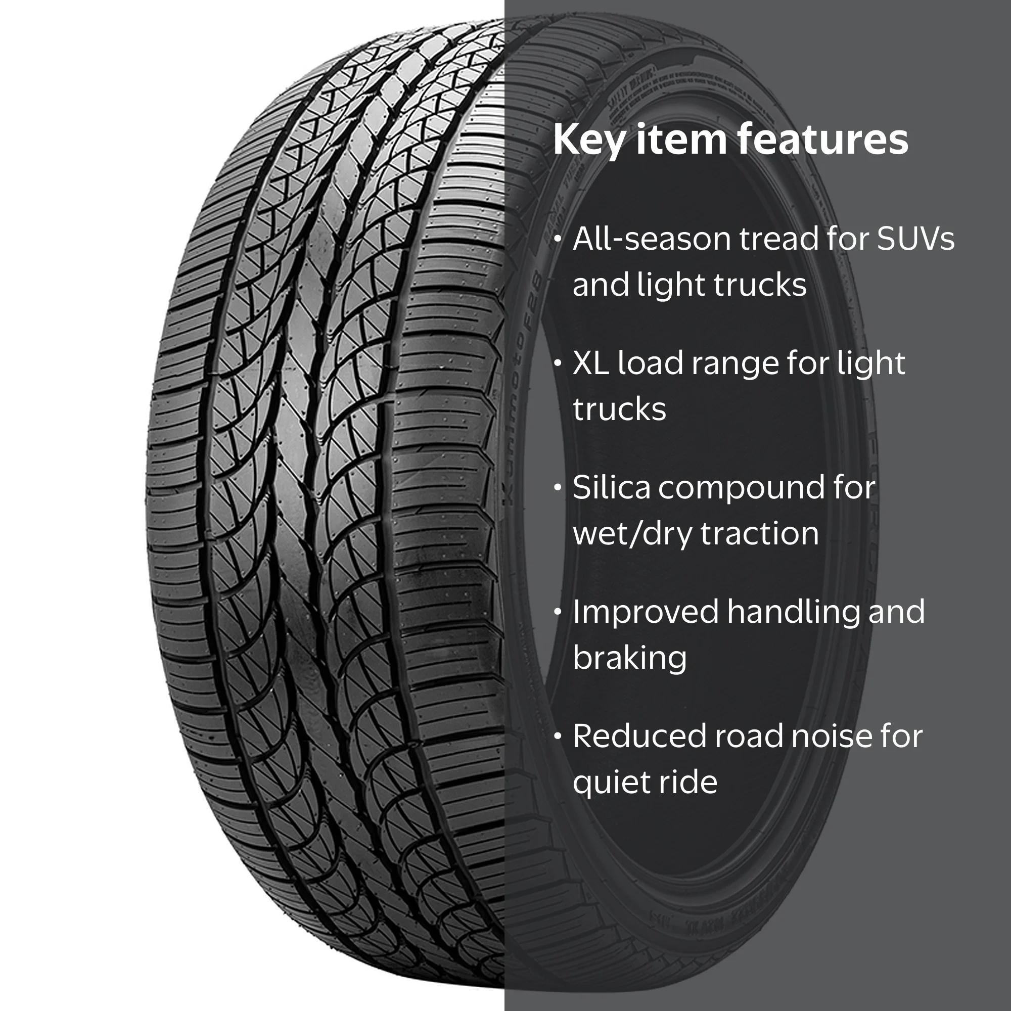 Forceland, Light Truck Tire, 265/50R20 111V XL, All Season
