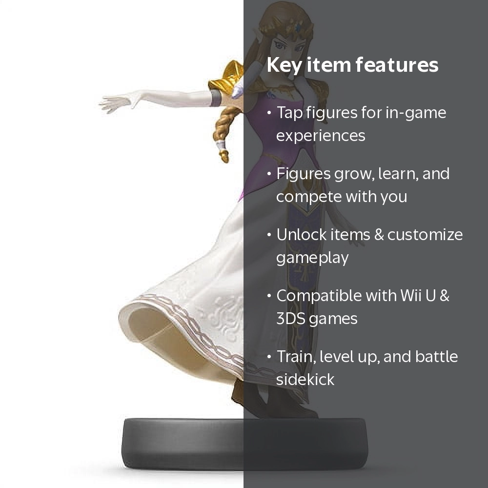 Nintendo Zelda amiibo Figure for Super Smash Bros. Series