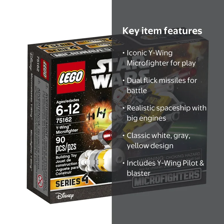 LEGO, Star Wars Y-Wing Microfighter, 75162, Multicolor - Walmart.com