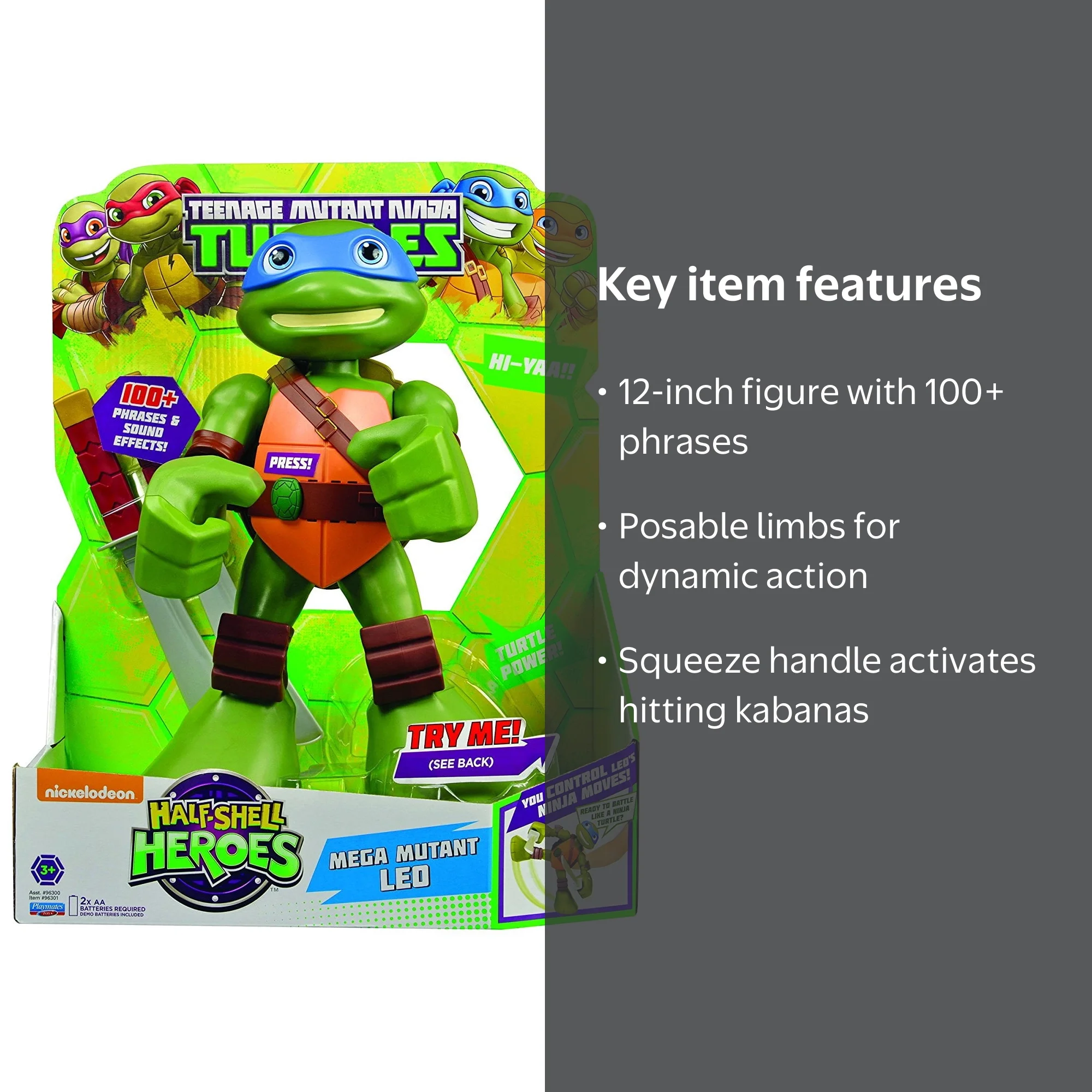 Teenage Mutant Ninja Turtles Action Figure Toy: Pre-Cool Half