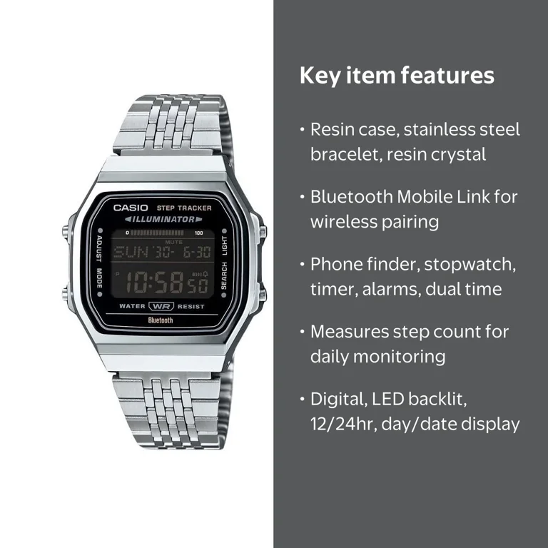 Casio, Unisex Watch, ABL-100WE-1B, Digital Display, Black