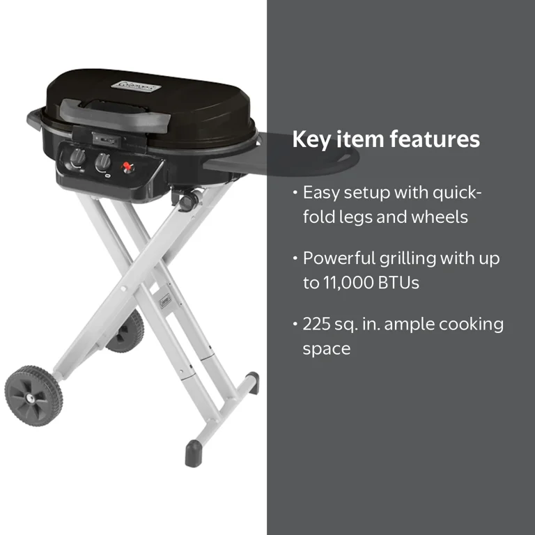 Coleman, Portable Stand-Up Propane Grill, RoadTrip 225, 11,000