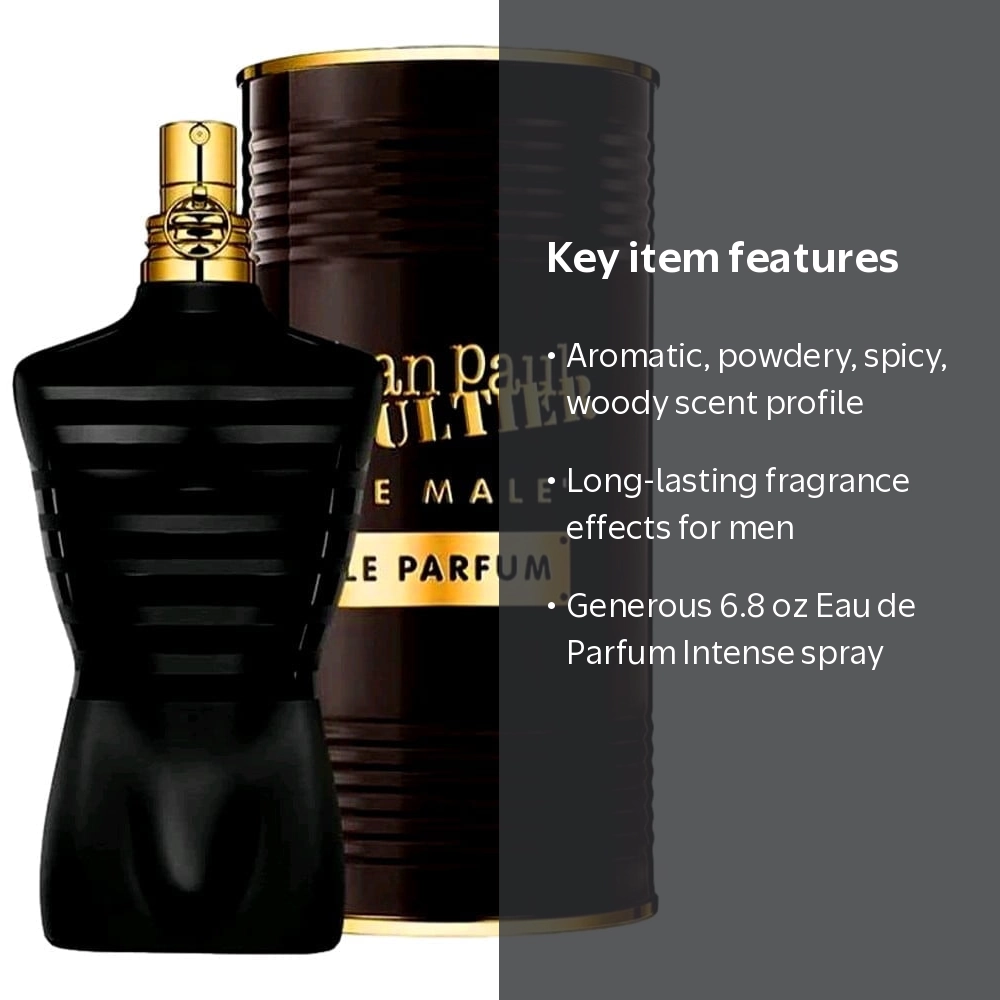Jean Paul Gaultier, Le Male Parfum, Aromatic, Spicy, 6.8 oz