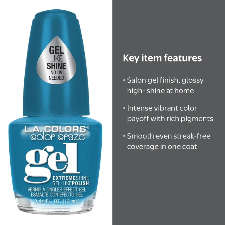 L.A. COLORS Gel-like Nail Polish, Zing, 0.44 fl oz - Walmart.com L.A. COLORS Gel-like Nail Polish, Zing, 0.44 fl oz - Walmart.com