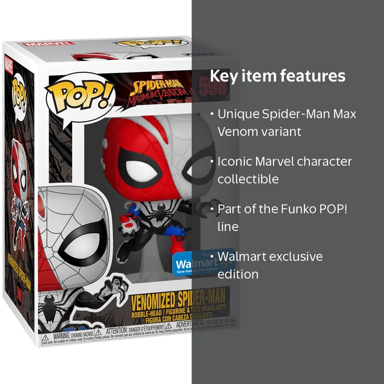 Funko POP! Marvel: Max Venom - Spider-Man - Walmart Exclusive