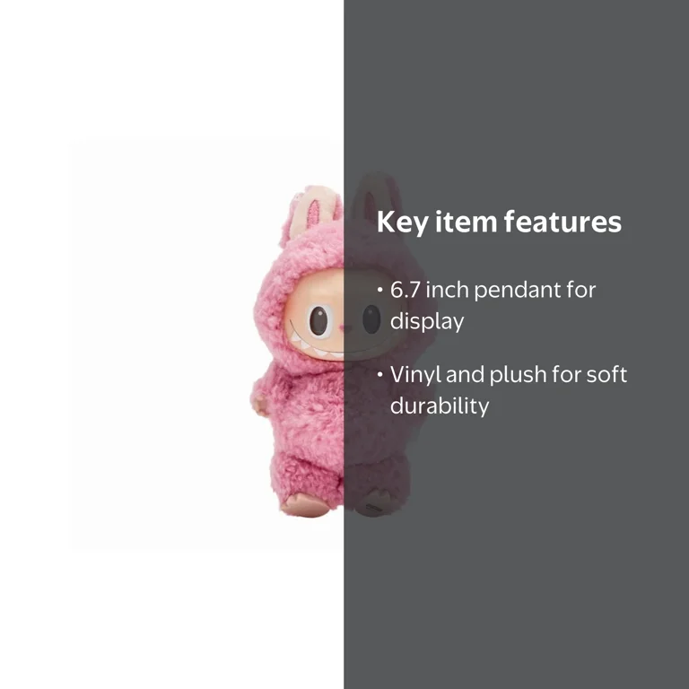 Pop Mart Labubu The Monsters Exciting Macaron Vinyl Plush Pendant