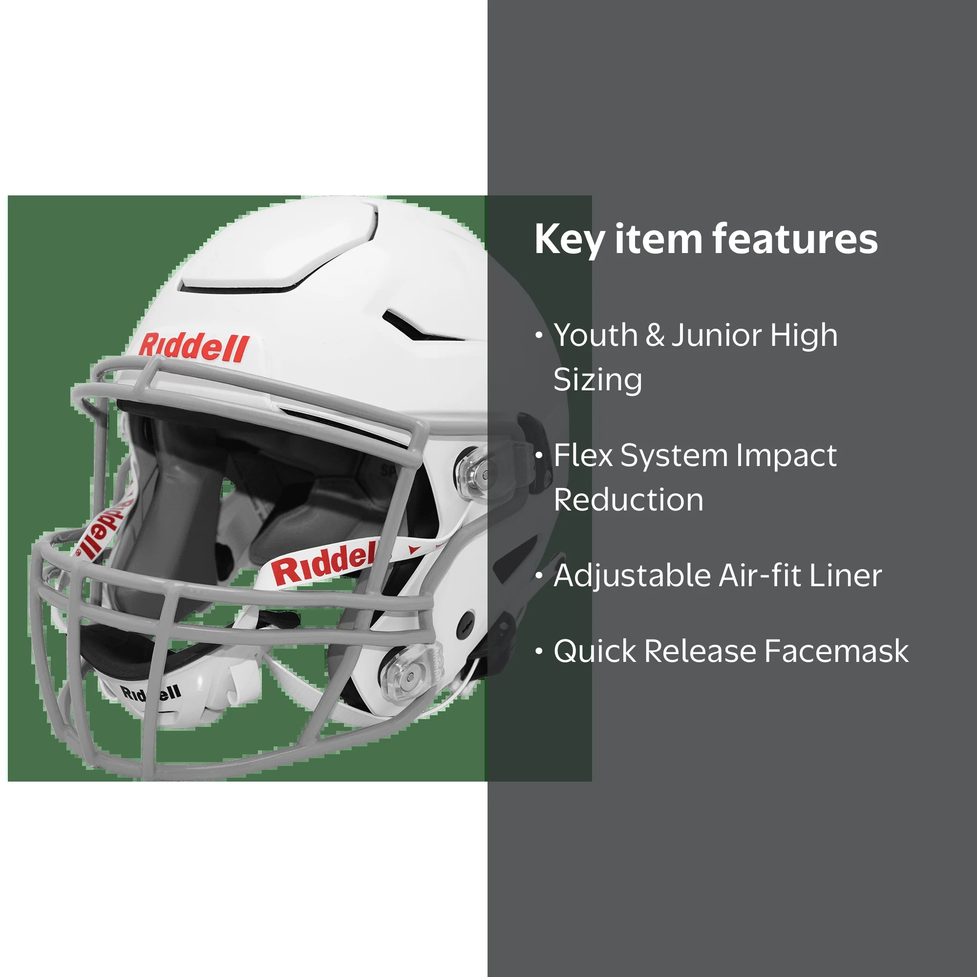 SpeedFlex Youth Helmet, White, Small - Walmart.com