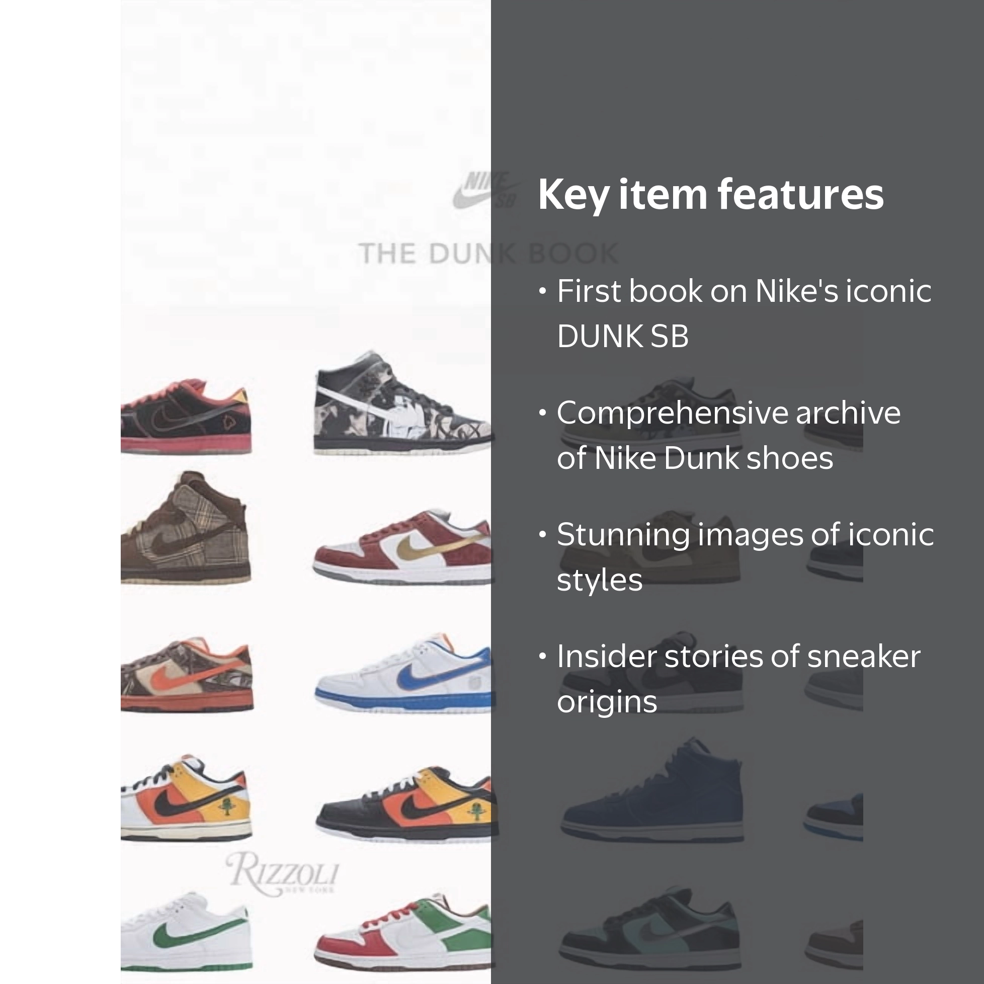 Nike, The Dunk Book, Hardcover, Iconic sneaker history - Walmart.com