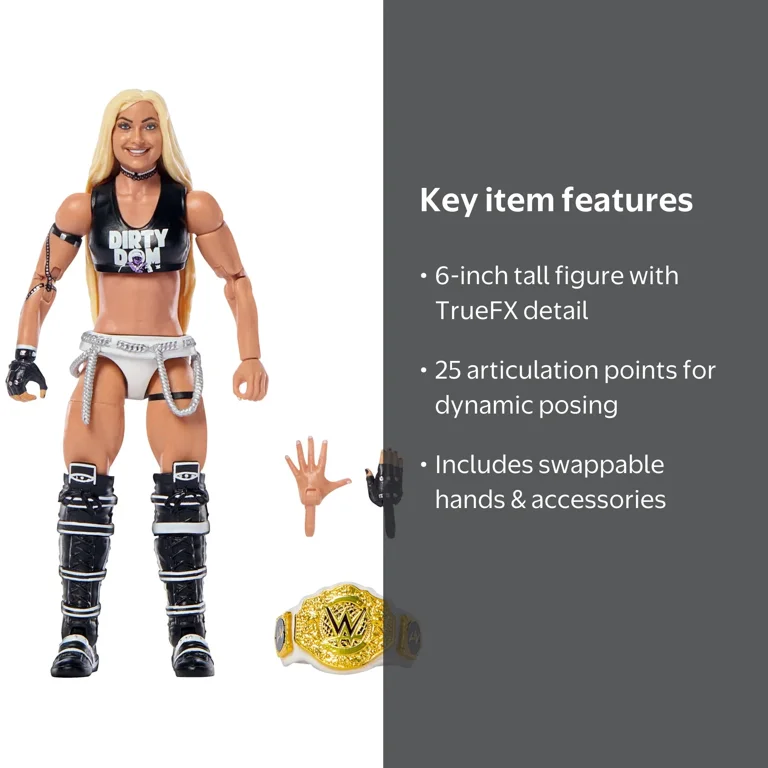 WWE Elite Liv Morgan Action Figure, Series #119, 6-inch