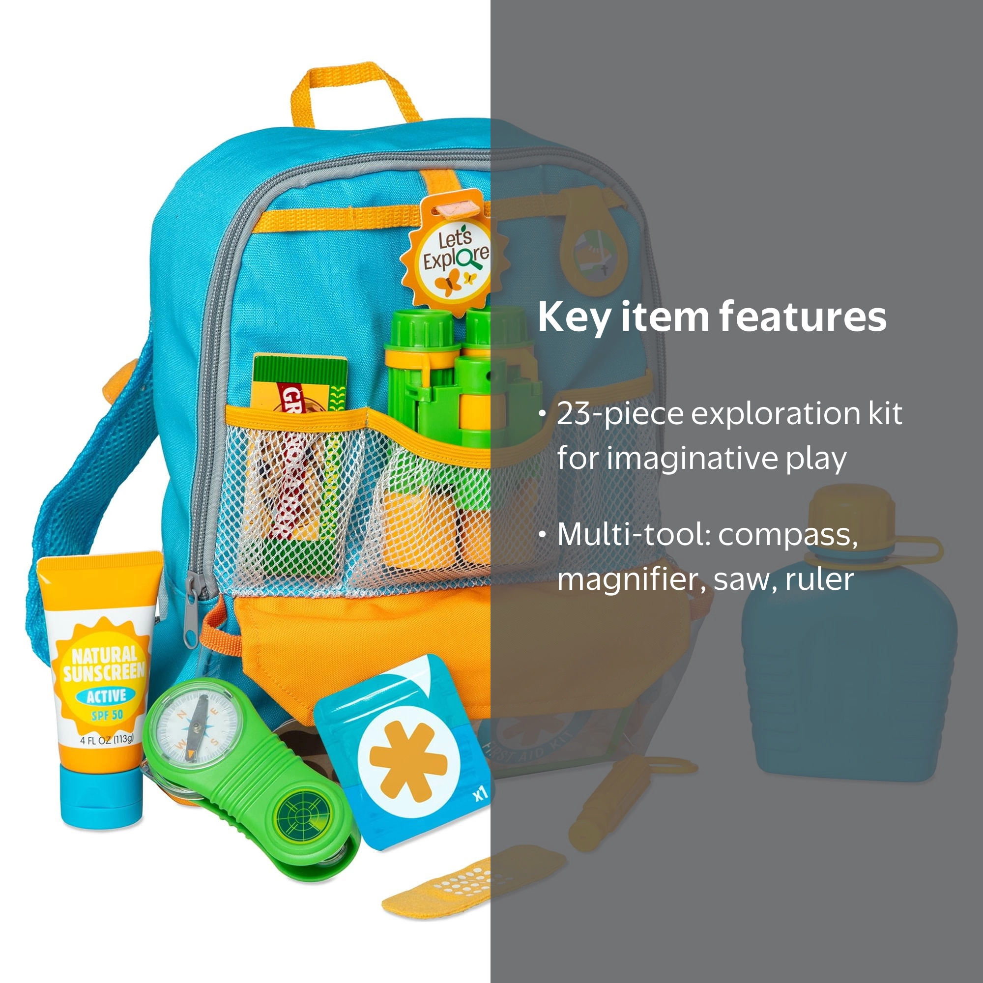 Melissa & Doug Let's Explore Hiking Play Set – 23 Pieces - Walmart.com