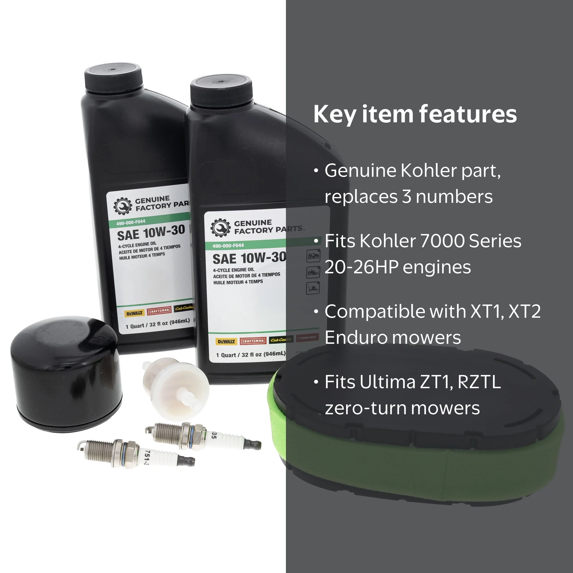 Cub Cadet 490-950-F051 Engine Maintenance Kit for XT1 XT2 LX