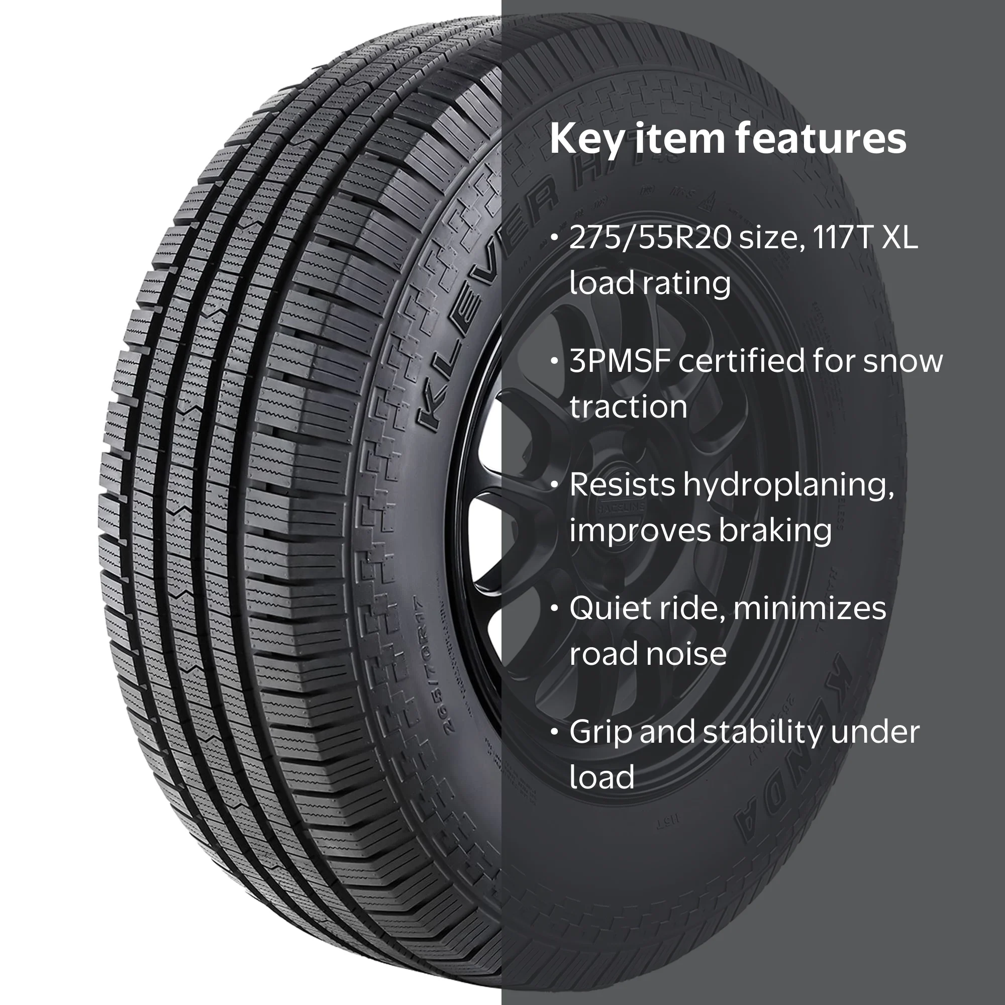 Kenda Klever H/T 4S (KR620) All Weather 275/55R20 117T XL Light