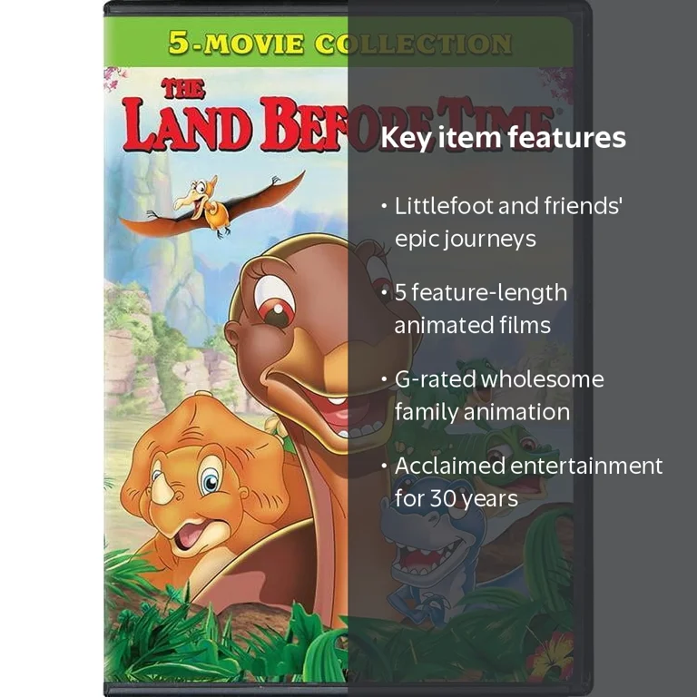 The Land Before Time: 5-movie Collection (DVD) - Walmart.com