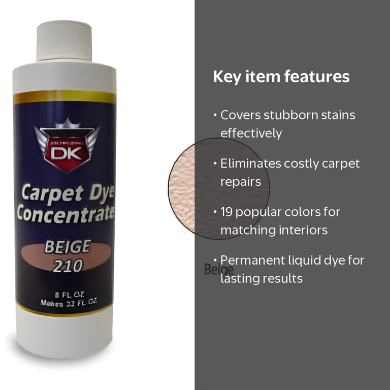 Detail King Beige Automotive Carpet Dye Spray for Auto Cars
