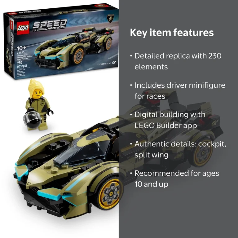 LEGO, Speed Champions, Lamborghini Lambo V12 Vision GT Super Car