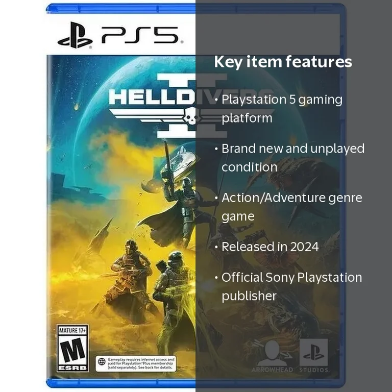 Helldivers 2 for Playstation 5 [New Video Game] Playstation 5