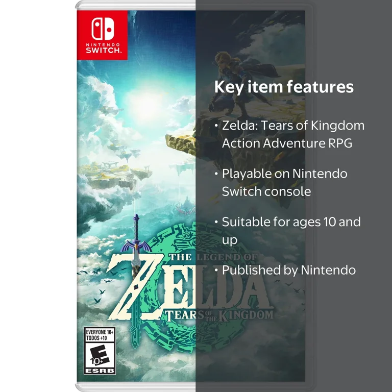 The Legend of Zelda: Tears of the Kingdom - Nintendo Switch