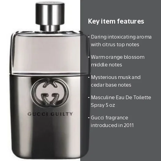 Gucci Guilty Perfume for Men, 5 Oz Eau De Toilette Spray - Walmart.com