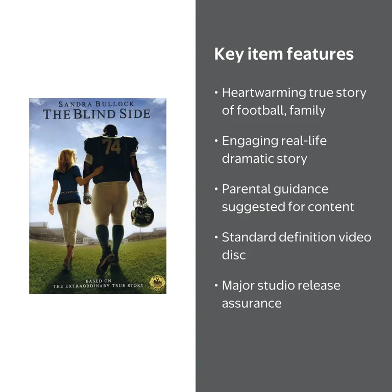 Warner Home Video: The Blind Side Drama Movie (DVD) - Adult