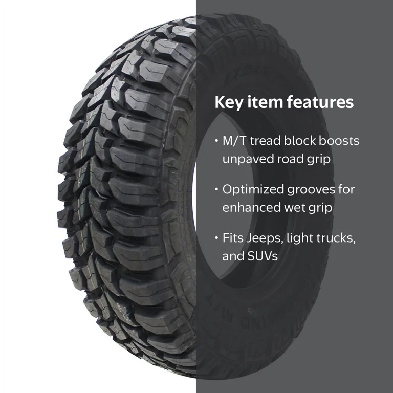 Crosswind Rugged Terrain Truck M/T LT 315/75R16 Load E 10 Ply Mud