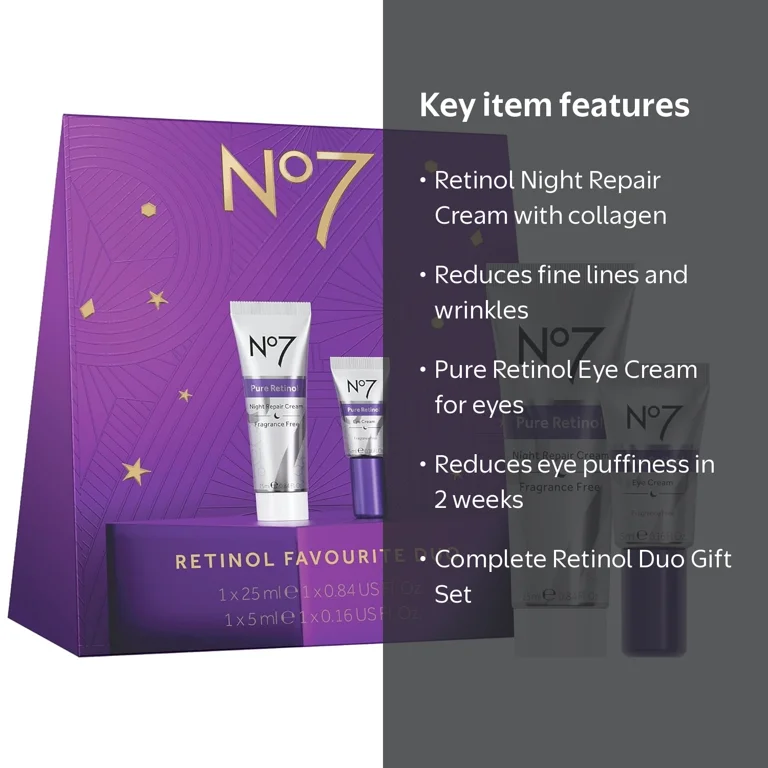 No7 Retinol Duo Gift Set - Walmart.com