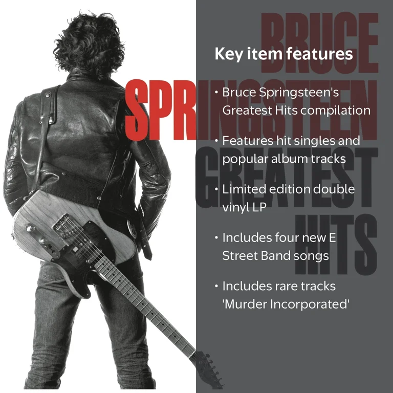 洋楽 Bruce Springsteen Greatest Hits LP Bruce Springsteen - Greatest Hits Full Album - Double Vinyl LP