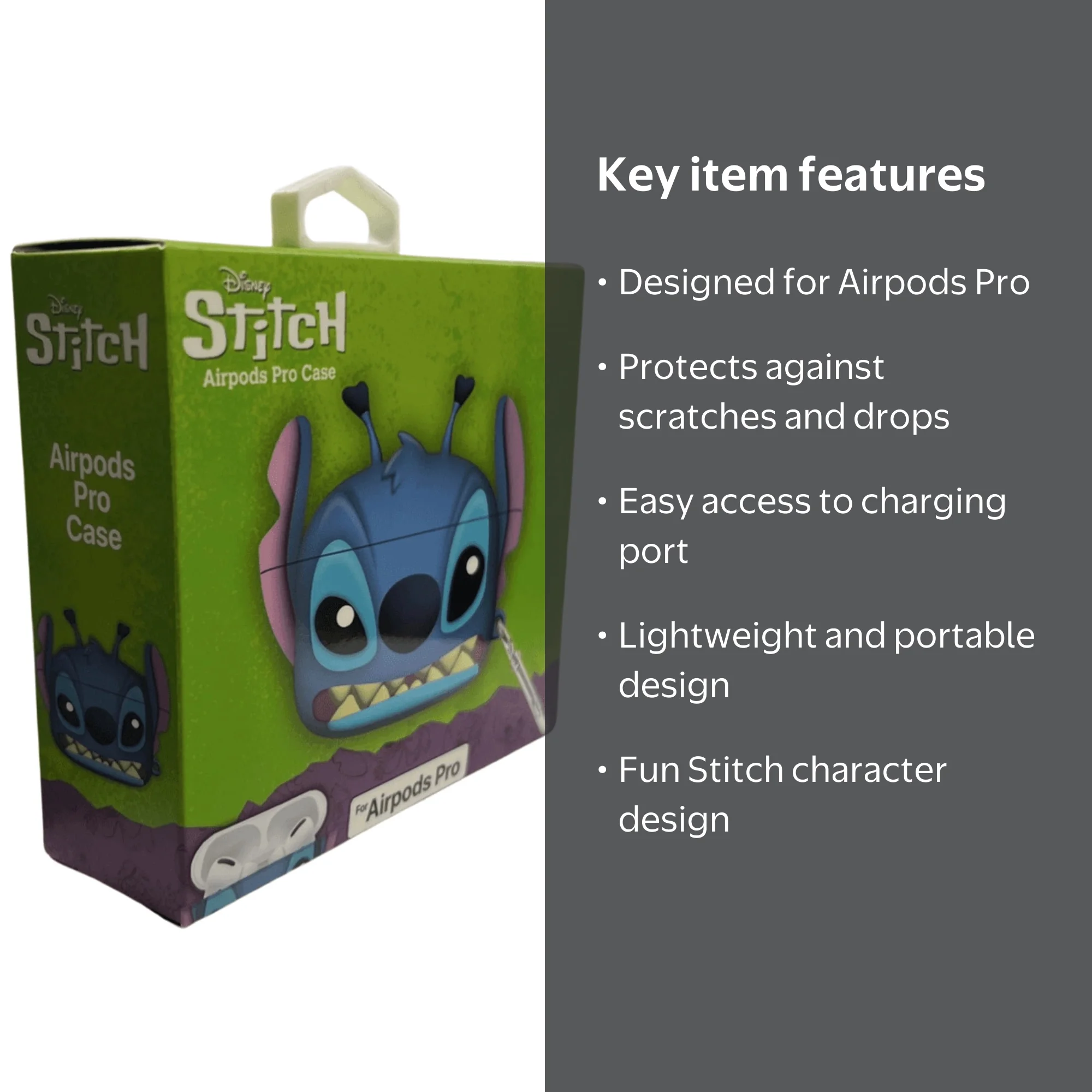 Disney Stitch Case for Airpods Pro - Walmart.com