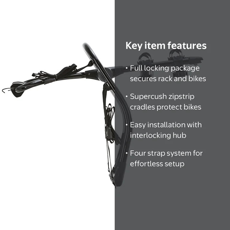 Yakima, FullBack 2 Bike Carrier, Black, One Size with Locking