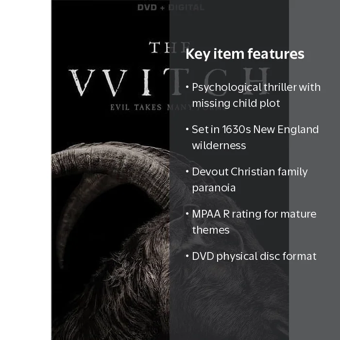Lionsgate Home Entertainment, The Witch DVD, R, 50-70 characters