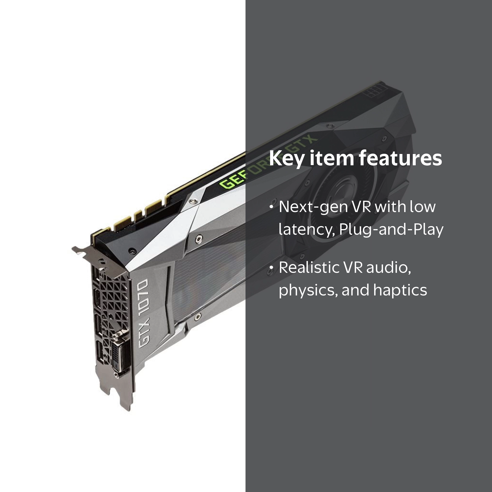 MSI GTX 1070 - Founders Edition - graphics card - GF GTX 1070 - 8