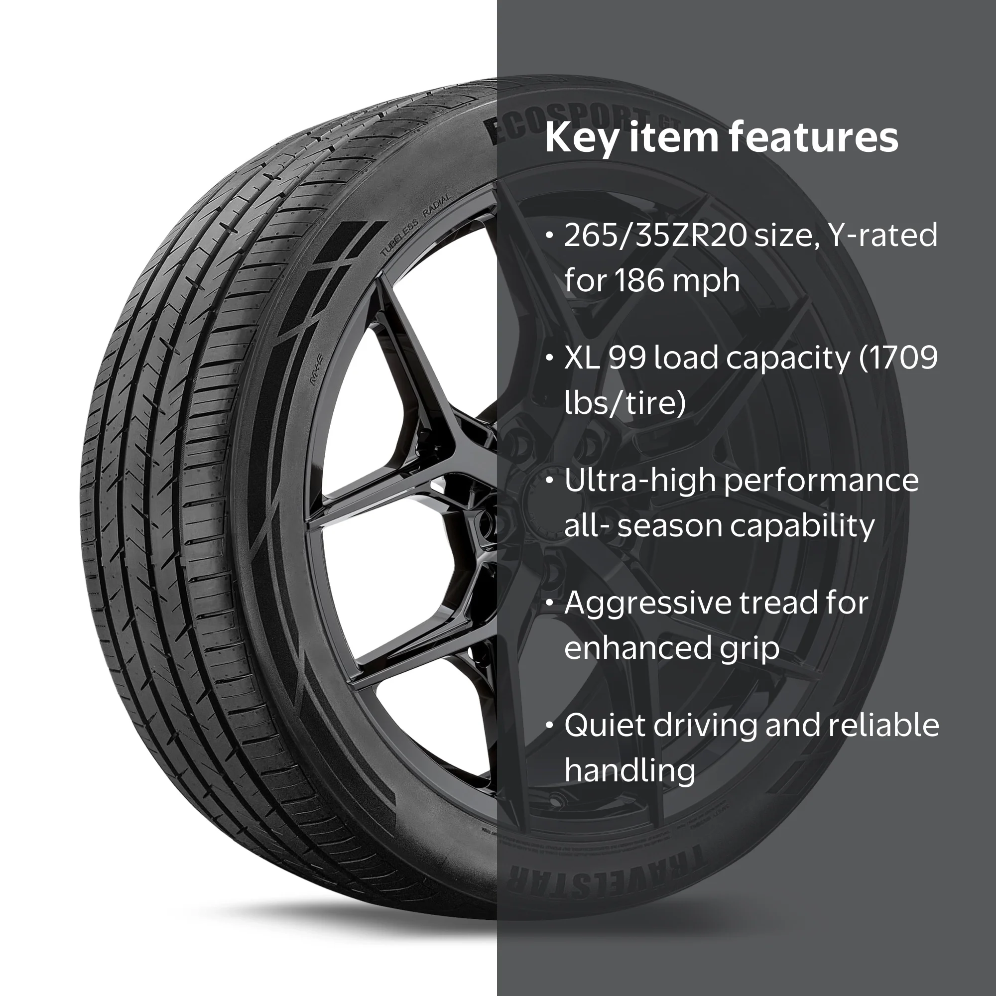 Travelstar Ecosport GT Ultra High-Performance 265/35ZR20 99Y All