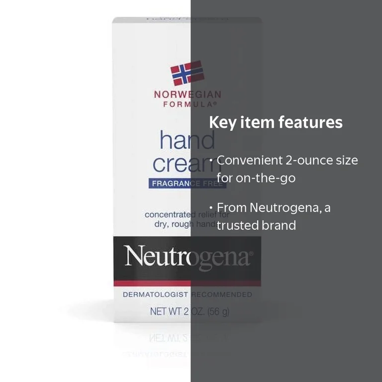 Neutrogena, Hand Cream, Norwegian Formula, 2 Oz, Moisturizing