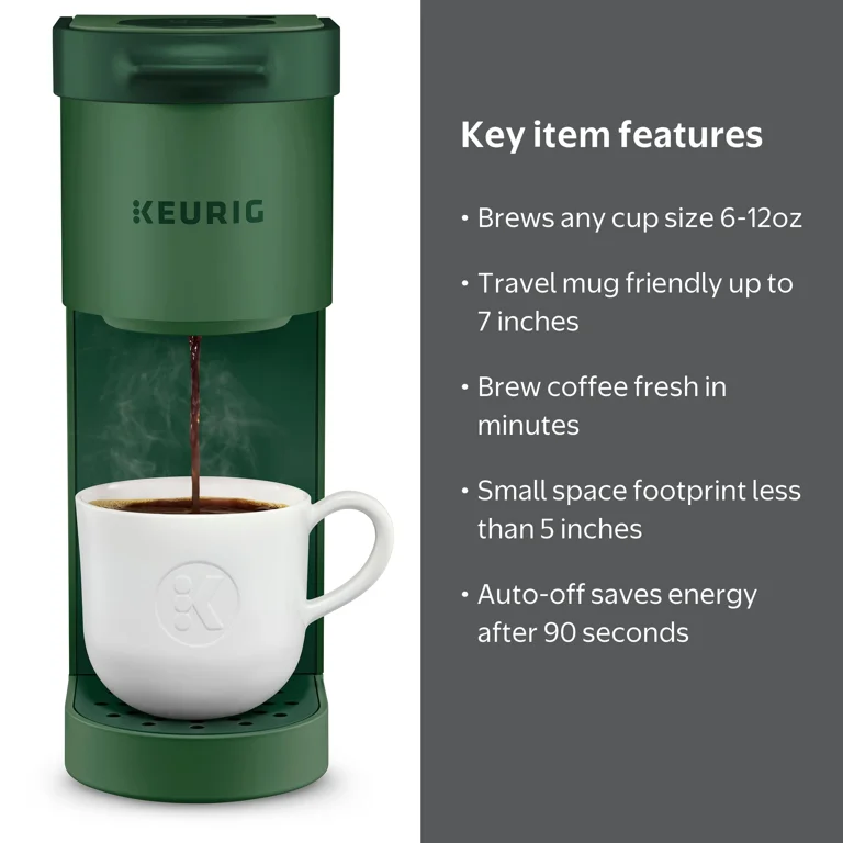 Keurig K-Mini Single Serve K-Cup Pod Coffee Maker, Strong Brew